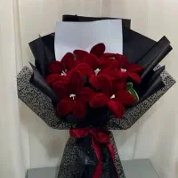 دسته گل شیک مخملی پیپ پاکن تخفیف ویژه