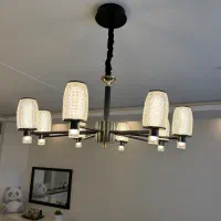 لوستر ۸ شاخه رنگ لایت
