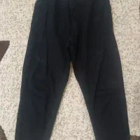 شلوارجین مشکی مام فیت زنانه