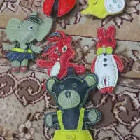 عروسک چرمی کاملا دست ساز