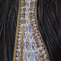 ۲عدد شال پرده مخملی|پرده، رانر، رومیزی|نهاوند, |دیوار