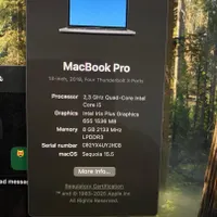 مک بوک پرو تاچ بار Macbook pro 2018|رایانه همراه|تهران, پیروزی|دیوار
