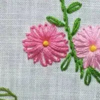 گلدوزی با دست