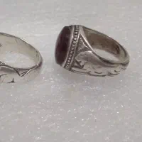 انگشتر عقیق یمنی زرد کهنه و قدیمی کلکسیونی