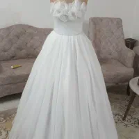 لباس عروس  دکلته  نو سایز ۴۰ و ۴۲