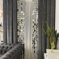 پرده و ریسه پولکی