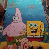 فرش اتاق کودک باب اسفنجی