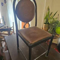 ۶ عدد صندلی فلزی بسیار محکم