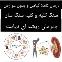 درمان کاملا گیاهی و تضمینی  سنگ کلیه ودیابت