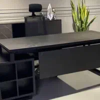 میز پایه فلزی ال کارمندی کارشناسی ریاست و صندلی...|دفتر کار|فردیس, |دیوار