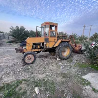 تراکتور بیل لودری و غلطک کششی