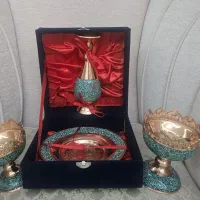 ظرف مسی فیروزه کوب