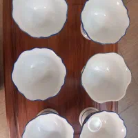 بستنی خوری گلی پنبه نو بدون قاشق|ظروف سرو و پذیرایی|رشت, معلم|دیوار