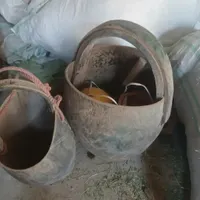هلتی ۲اسپ بخار،وینچ دستی،سطل پلاستیکی چاه|ابزارآلات|محمدیه-قزوین, |دیوار