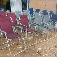 صندلی 10 فنره برزنت نانو آبکاری استیل تحمل 200کیلو
