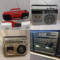 رادیو ضبط قدیمی ژاپن عتیقه جی وی سی ایواپاناسونیک