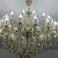 فروش لوستر برنزی مدل رامیلا ۱۸+۶شعله در کارمندان