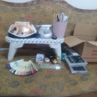 دستگاه کاشت ناخن همراه سوهان برقی و لاک