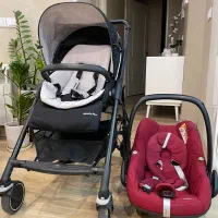 ست کالسکه و کریر مکسی کوزی مدل استریت پلاس|کالسکه و لوازم جانبی|تهران, شاهین|دیوار