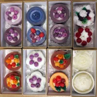 شمع های کاپ کیکی