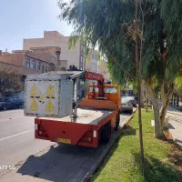 جرثقیل با سبد بالابر تا ارتفاع ۱۵ متر|خدمات حمل و نقل|ری, اقدسیه|دیوار