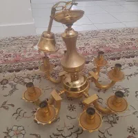 یک جفت لوستر ۸ شاخه و دو عدد گوشواره کناری ۳ شاخه