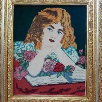 تابلو فرش تبریز .دستبافت. قدیمی