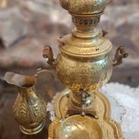 سماور زغالی برنز|کلکسیون اشیاء عتیقه|بهار, |دیوار