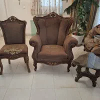مبل سلطنتی چوب راش کم کار