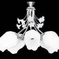 آکبند نو لوستر 5 پنج شعله Gnloster گیلاسی کروم