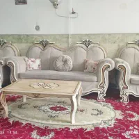 مبل راحتی و جلو مبلی عسلی|مبلمان خانگی و میز عسلی|قم, امامزاده ابراهیم|دیوار