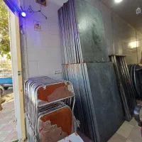 میز گالوانیزه تاشو 90×130. زارع