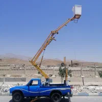 اجاره بالابر لجور نیسانی. جرثقیل سبد دار