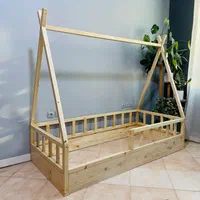 تخت خواب نوجوان مونته سوری روستیک دکور|تخت و سرویس خواب|تهران, یافت آباد جنوبی|دیوار