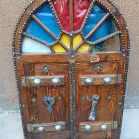 آینه قدیمی و عتیقه تزینی|کلکسیون اشیاء عتیقه|تهران, سردارجنگل|دیوار