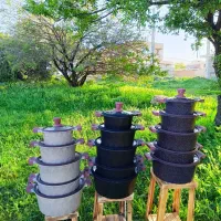 سرویس قابلمه گرانیتی 10 پارچه اصل ترکیه
