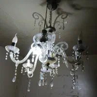 لوستر طرح بلوری ۵ شاخه