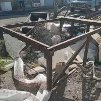 یک عدد باربند نیسان آهن کش ویک عددکفی وانت بار|قطعات یدکی و لوازم جانبی|قم, چهل درخت‎|دیوار