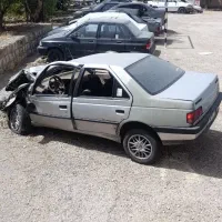 پژو ۴۰۵ تصادفی