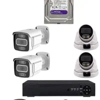 پک دوربین مداربسته اماده نصب وارم لایت ۵ مگاپیکسل