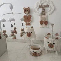 ست مکرومه اتاق کودک