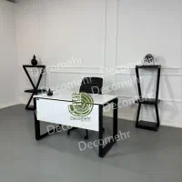 میز کارمندی پایه فلزی T208 ،میز منشی مدرن