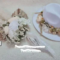 ست دسته گل و کلاه بوهو