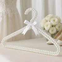 هنگر چوب لباسی مرواریدی درجه یک