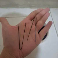 یک بسته سنجاق دو شاخ (نو)