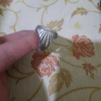 رکاب قدیم نقره کار دست عیار90