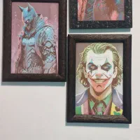 تابلو بتمن اسپایدرمن و جوکر