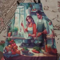 پیشبند آشپزخانه کتان