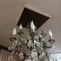 لوستر چدنی عالی و با کیفیت با لامپ  دو عدد|لوستر و چراغ آویز|خرمشهر, |دیوار