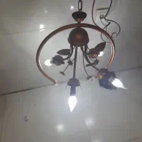 لوستر ۴ شاخه سالم.|لوستر و چراغ آویز|الیگودرز, |دیوار